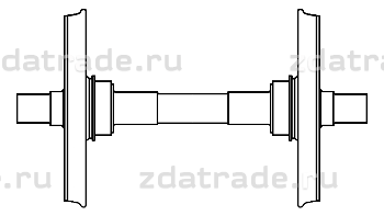 Колесная пара РУ1Ш-957-Г