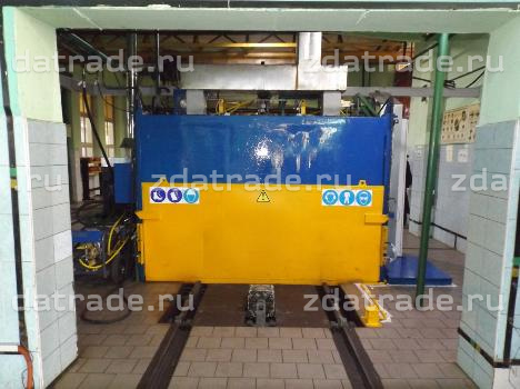 Автоматизированный комплекс для мойки колёсных пар с системой оборотного водоснабжения