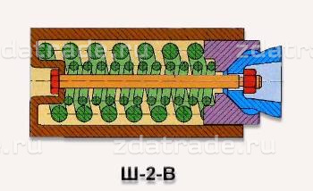 Поглощающий аппарат Т-0, Ш-2-B
